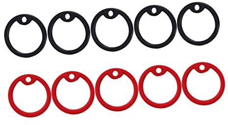 BELLIFFY 10stücke Hundemarke Gummi Haustier-tag-stumm-reifen Hunde-id-tag-schutz Gummi-haustier-tag-geräuschreduzierung Hunde-tag-stumm-accessoire