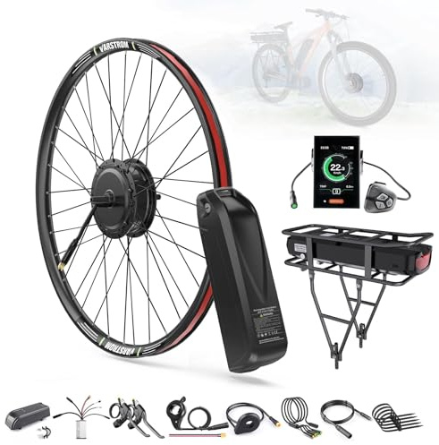 BAFANG 48V-5OOW G020 20/26/28'/29/700C Front Hub Motor Kit Electric Bicycle Conversion Kit With Optional Digital Display & Smart Controller Ebike | For Disc/V Brake