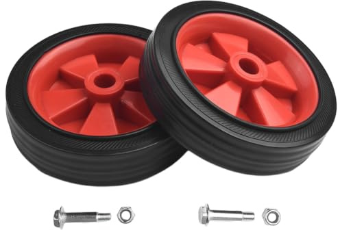 2 pezzi di ruote del compressore d'aria da 0,5 di diametro Ruote di ricambio con assorbimento degli urti Parti di ricambio per ruote del compressore d'aria (12,7 cm)