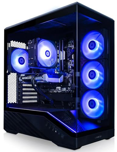 ADMI Gaming PC - AMD Ryzen 7 5700X - NVIDIA RTX 5060 Ti 8GB GDDR7 - DDR4 16GB - NVMe 2TB - WIFI - Lian Li Vector V100 Case (Black) Case - No Operating System