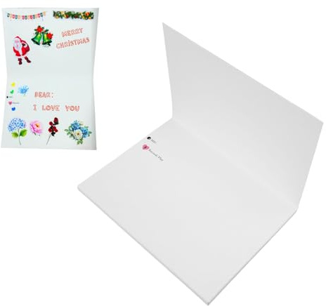 XUMIUZIY DIY-Grußkarte mit Sprachaufzeichnung, Personalisierte Soundkarte mit Integrierter Aufnahmefunktion für Geschenke, Nachrichten und Besondere Anlässe