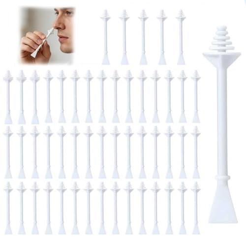 100 Stück Nasenwachs Stäbchen, Nasenhaar Wachs Sticks Zur Schnellen Nasenhaarentfernung,Nasenwachsstäbchen Nasenwachs-Applikatoren Nasen Wax Set, Gesichtspflege