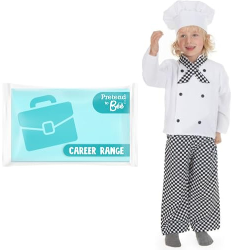 PRETEND TO BEE Costume da cuoco/panettiere per bambini/bambini, accessori disponibili
