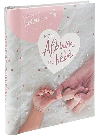 ATMOSPHERA CREATEUR D'INTERIEUR Livre de Naissance 100 Pages Rose