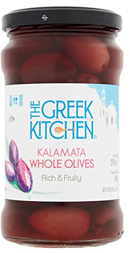 The Greek Kitchen Aceitunas enteras Kalamata, morado, 290 g