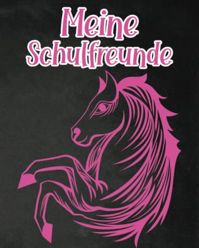 Meine Freunde: Pferde Freundebuch Grundschule. Geschenk für Mädchen ab 6 Jahren. Ideal für die Schule. Freundschaftsgeschenk für Kinder