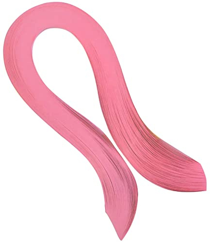 AERZETIX - C54106 - Satz von 100 Farbige streifen quilling-kunst - für hochzeit/taufe/geburtstag - papierstreifen - 3 x 390 mm - papierrolle/gerolltes papier - farbe baby rosa