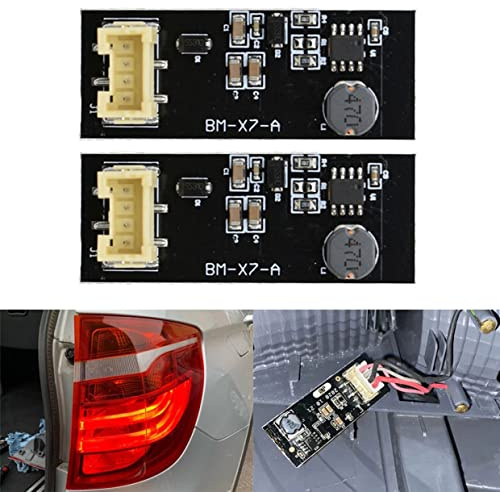 EUNEWR 2 st LED-baklyktor för drivrutin B003809.2 X3 F25 2011–2017 – Plug & reparation ersättningsstation, chipkortsersättning för BMW