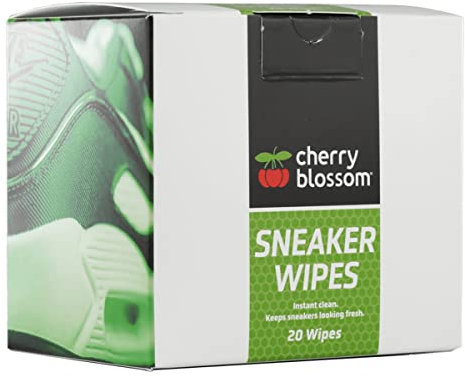 Cherry Blossom Unisex's Sneaker Wipes Shoe Care Product, Clear, 20 Pack