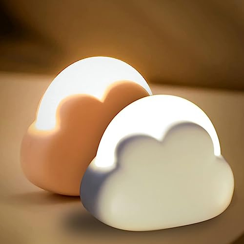 Nizirioo Wolkenform LED Dimmbar: 2 Stücke Nachtlicht für Babyzimmer, Schlafzimmer Dekoration, Geschenke für Frau, Mädchen