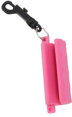 Yuecoom Silikon-Pfeilzieher, Bogenschießen-Pfeilzieher aus Gummi Mit Schlüsselanhänger, Bogenschießen-Pfeilzieher, Zielentferner, Greifer Mit Gürtelclip, Jagdschießziel(Lila)