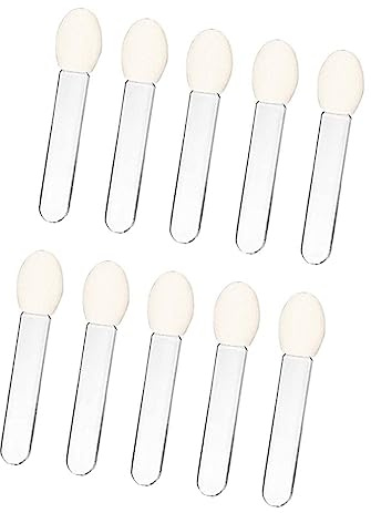 10 Pcs Eyeshadow Applicator Eyeshadow Brush Makeup Tools, Sponge ened Durable & Attractive Disposable Dual Sides Eye Shadow Sponge Applicators，Brow Brushes