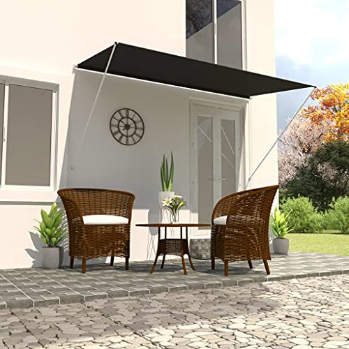 Home Outdoor OthersVersenkbare Markise, 350 x 150 cm, Anthrazit