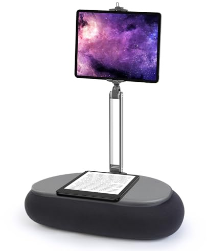 elitehood iPad Halterung Bett, Verstellbarer Tablet Kissen Halter, Weicher Kindle Kissen Halterung zum Lesen im Bett Kompatibel mit 6-13 Zoll Handy, iPhone, iPad Pro Air Mini, Tablets