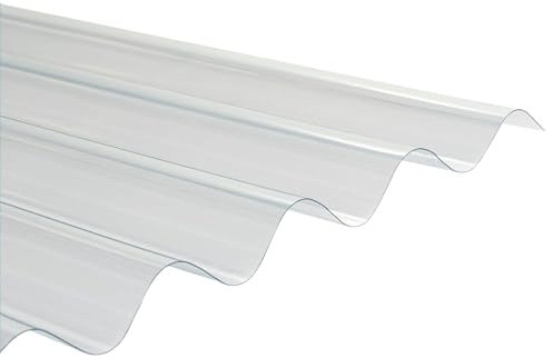 GOCHUSX 3 Mm Polycarbonat-Kunststoffplatte, Durchsichtige Gewächshausabdeckung, Glasfaserplatte Für Terrassenüberdachung, Für Überdachungen In Gärten(120x85cm-4PCS)