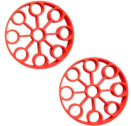 Packung Mit 2 Eierdampfern Mit 9 Löchern Erwärmungsbeständige Dampfschalen Gleichmäßige Heizungs Eierküchen Küche Kochbedarf