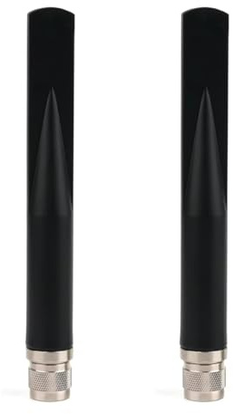 2 Pack Omni 5dBi Meshtastic 915MHz Lora 802.11ah Antenna with N Male Connector for Meshtastic LoRa HaLow Application, Slinkdsco