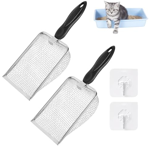agogue 4 paletta per gatti da 3,8 mm, con impugnatura comoda, giocattolo da spiaggia per bambini, in acciaio inox, filtro a rete