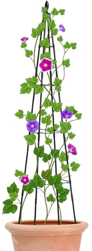 Enrejado para plantas de interior | Enrejado de metal para plantas de jardín, soportes de vid de flores vegetales para plantas de interior, césped, jardín, patio, uso al aire libre