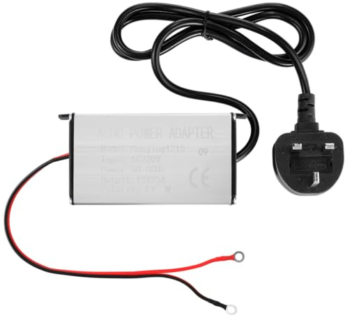 GEARLEADER Diesel Heater Power Adapter 240V to 12V Transformer Converter | Fit for 5KW 8KW All-in-One Diesel Heater, Power Cord Supply, 12V Output Adapter