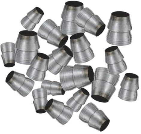 TEHAUX 20 pezzi Cunei Conici in Ferro per Manici Attrezzi da Giardino Adattatori Portatili Rinforzo Antiscivolo per Martello e Accessori Sicurezza Manico Orto