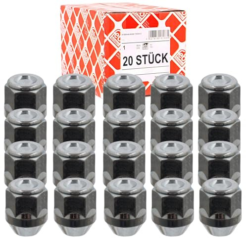 20x Febi Radmutter Alufelgen | 20x 46696 passend für 3 + 323 C/f + 323