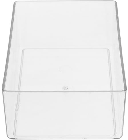 EXAOMBLE Transparente Acryl Badewanne für Hamster und Meerschweinchen mit Sicherem Sandbad Kleine Sandbad Kasten für Zuhause oder Zoohandlung