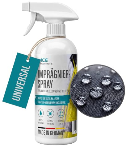 ACE impregneringsspray – impregnering för textilier, läder, kläder, skor och jackor – smutsavvisande och vattentät – 500 ml