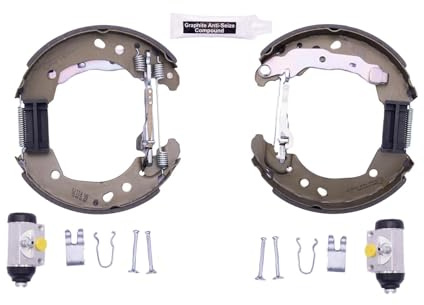 HELLA PAGID 8DB 355 004-821 Kit ganasce freno,R1175,Sistema frenante,Lockheed,per es. NISSAN / RENAULT | Compatibile con: NISSAN MICRA C+C III, MICRA III, NOTE, RENAULT CLIO III, CLIO III Grandtour, CLIO III Kasten/Schrägheck