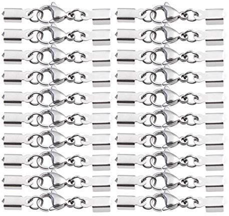ULTNICE 20pcs Schmuck Karabinerverschluss DIY Halskette Armband Verschluss Haken