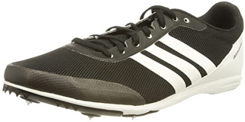 adidas Herren Distancestar Spikes Leichtathletikschuhe, Schwarz (Negbás/Ftwbla 000)