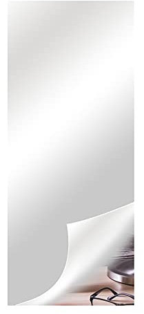 Betos Hojas de Espejo Adhesivas y Flexibles, Autoadhesivas, No de Cristal, Acrílico, de Pared Sin Marco, Pegatinas, 59.1 x 19.7 Pulgadas