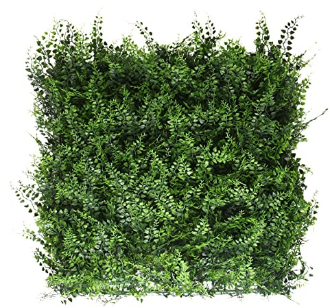 XONE Siepe Artificiale Felce 50x50cm | Siepe Finta Foglie realistica | Siepe artificiale effetto Felce …