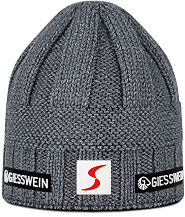 Giesswein ÖSV Cap Obersberg ÖSV Cap Obersberg - Merino Mütze mit Fleece Innenfutter, Ski Austria Beanie, Strickmütze Unisex