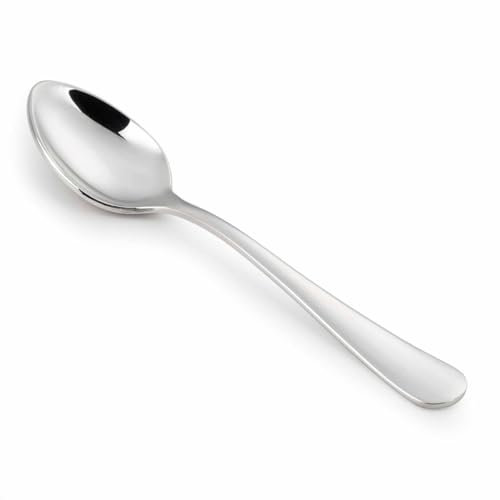 Arcos Serie Lisboa - Cuchara para Cafe - Monoblock de una pieza en Acero Inoxidable 18/10 y 130 mm Color Plata