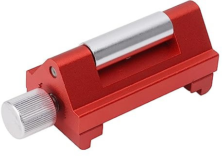 Tissting Schleifhilfe Stechbeitel Honing Guide Festem Winkel Rot Edelstahl Professionelle Holzbearbeitungs Honführung Winkelschärfer für 24mm Bis 227mm Hobel und 18mm Bis 196mm Meißel