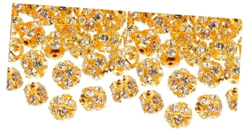 TEHAUX 180stücke Strass Spacer Perlen Für Armbänder Und Halsketten Soft Schmuckperlen Bunte Bastelperlen Für Handarbeiten Und Schmuckherstellung