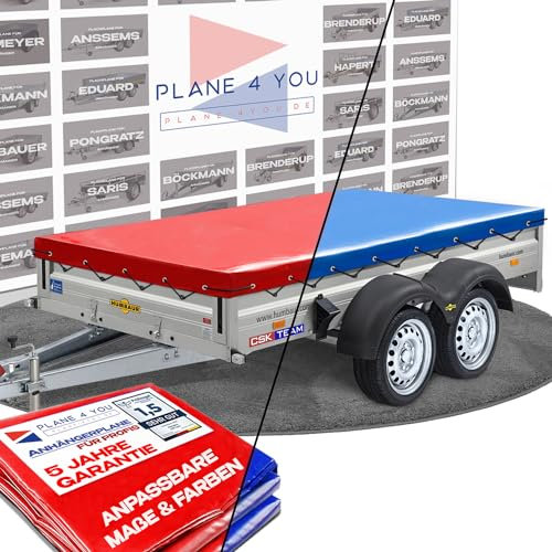 Humbaur Hochwertige Anhängerplane 15 Farben wasserdicht PVC-Abdeckplane mit Zubehör