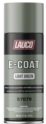 LAUCO E-Coat Light Green 11 oz Aerosol, Direct-to-Metal OEM Primer Finish for Automotive Body, Metal & Fiberglass Panels