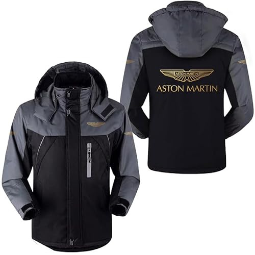 HYFZXWX Chaqueta de hombre As_ton Mar_tin Sudadera con capucha impermeable Abrigo a prueba de viento al aire libre Ropa deportiva deportivo/A/XL