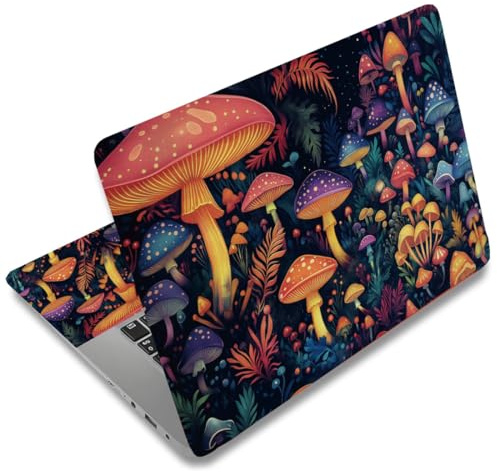 SUPERDANT Adhesivo para Portátil con Forma de Setas Protector de Vinilo para Laptop Universal para portátil de 12 13 13.3 14 15 15.4 15.6 de para Funda de portátil protección Impermeable