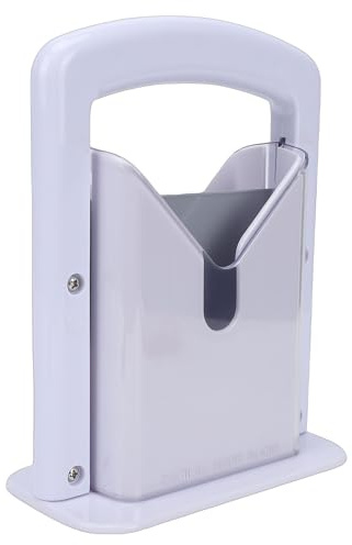 TIKATARER Taglia Bagel, Affettatrice Universale in Acciaio Inossidabile, Strumento per Tagliare il Pane con Copertura e Impugnatura di Sicurezza, Ideale per Colazione, Waffle, Panini, Piadine e
