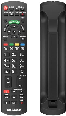 Ersättning panasonic fjärrkontroll tv N2QAYB000487 för fjärrkontroll panasonic tv (1)