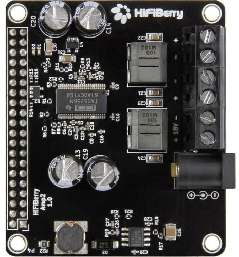 HiFiBerry Raspberry Pi Erweiterungs-Platine Schwarz AMP2 Raspberry Pi B+, Raspberry Pi 2 B, Ra, Hifiberry AMP2