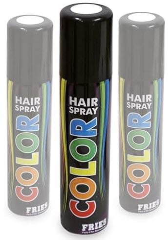 Haarspray weiß - Sparpack: 3 Dosen zu je 100ml. Dreier Bundle Colorspray für Karneval, Fasching, Halloween und Party