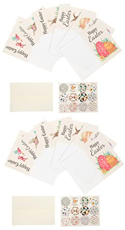 PLAFOPE Set Festival Handschrift Grußkarten Ostern Themen Präsentieren Karten Handgemachte