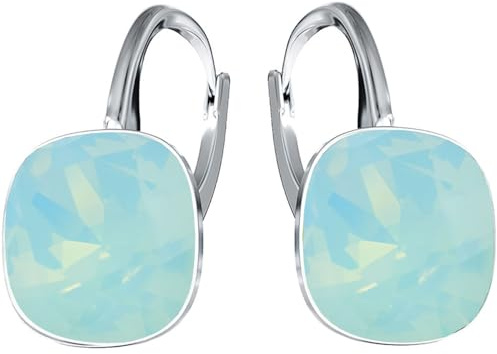 Silberne Ohrringe Exklusive Markenkristall Designs - Hochwertige Silber 925 Ohrhänger für Damen in verschiedenen Shades und Farben