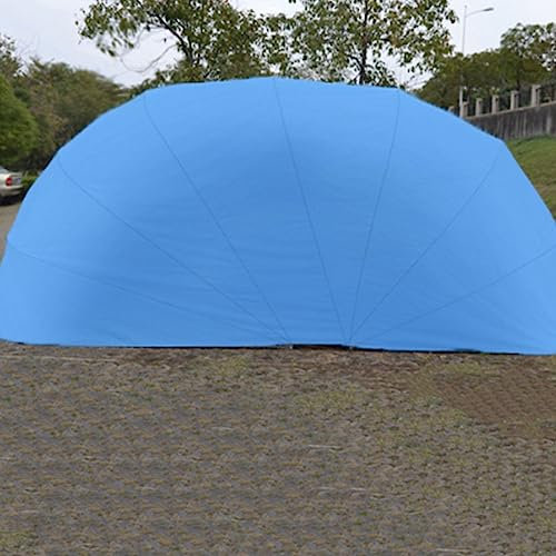 CCYENG Tragbarer, zusammenklappbarer Teleskop-Carport, Sonnenschutz-Carport, hydraulische Markise, halbautomatische Mobile Garage aus Edelstahl