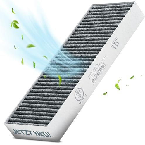 BAKFS Filtro ai carboni attivi [per Bora Basic] Set di 2 filtri di ricambio di alta qualità per BIU, BHU, BFIU piano cottura con cappa aspirante | 99% neutralizzazione degli odori - Carbonio attivato