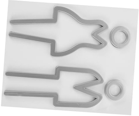 IWOWHERO 1ensemble Panneau Décoratif Toilette Métallique Avec Pictogramme Signe Identification Pour Salle De Bain Plaque Élégante Pour Restaurants Hôtels Et Espaces Publics